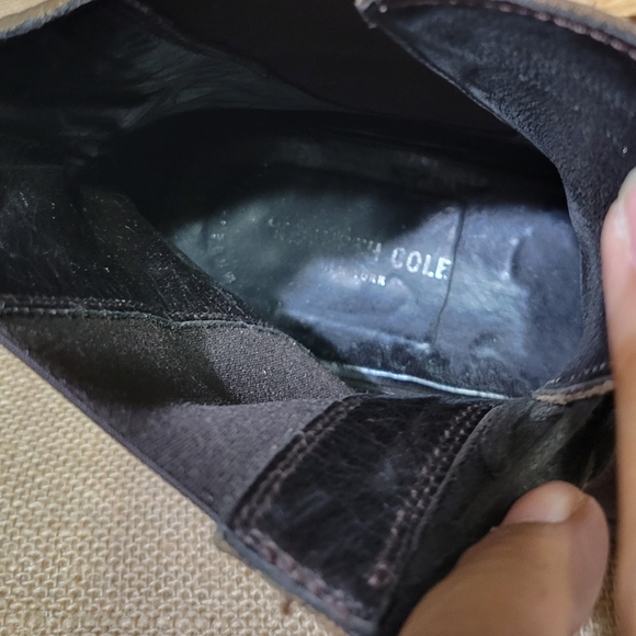 Kenneth Cole Brown Leather Rebound Lace up boot size 11.5 Made In Italy - Picture 8 of 13